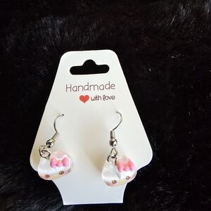 Handmade Kitty Earrings